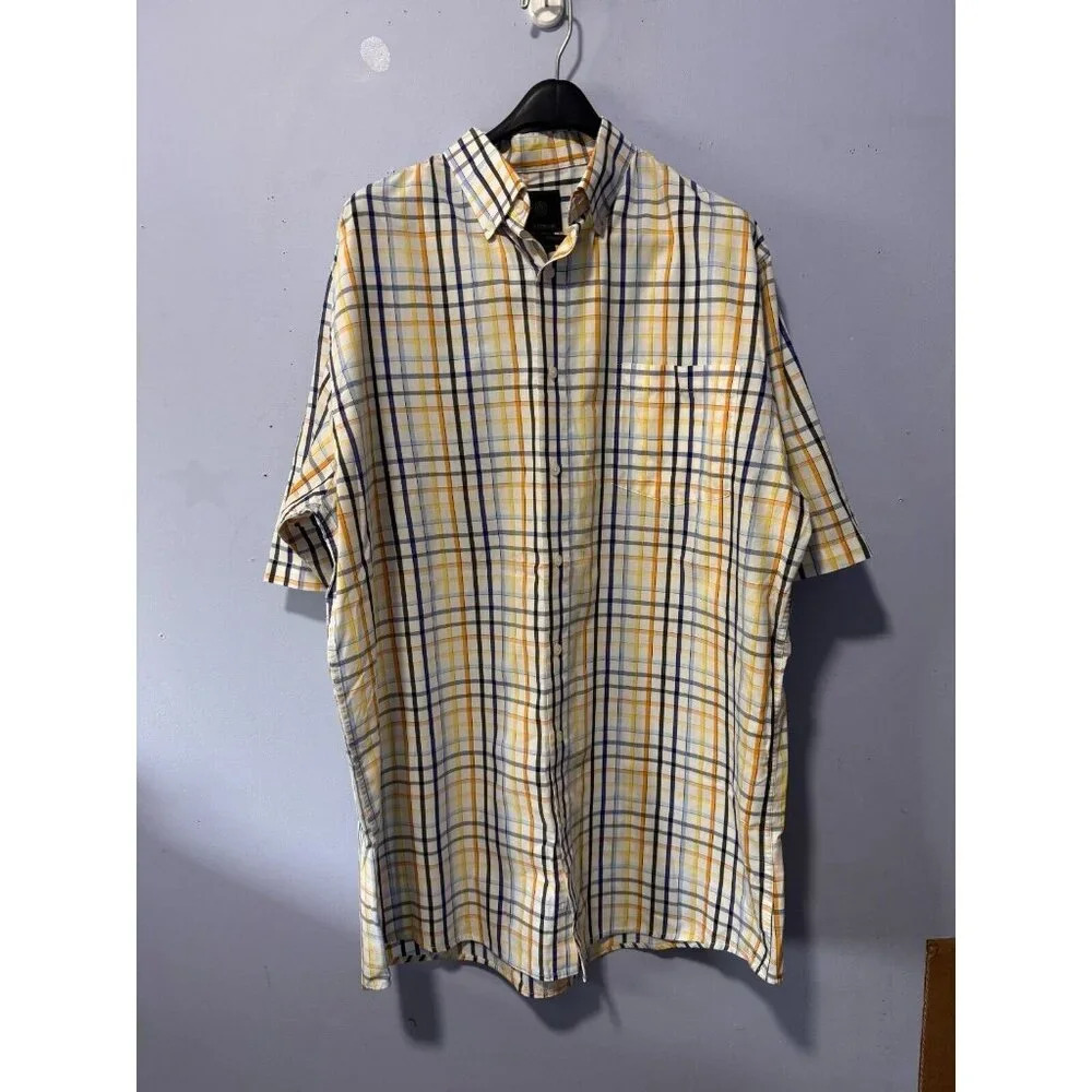 FX Fusion brand‎ men's button down  XLT short sleeve shirt